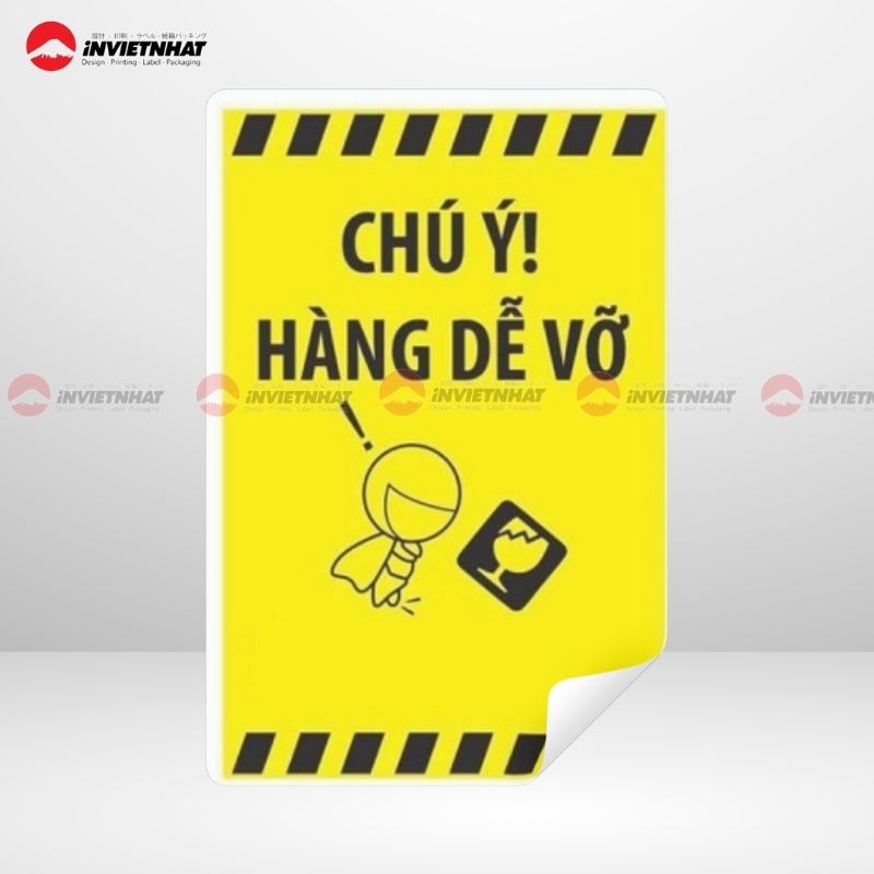 Mẫu tem hàng dễ vỡ Mẫu tem hàng dễ vỡ