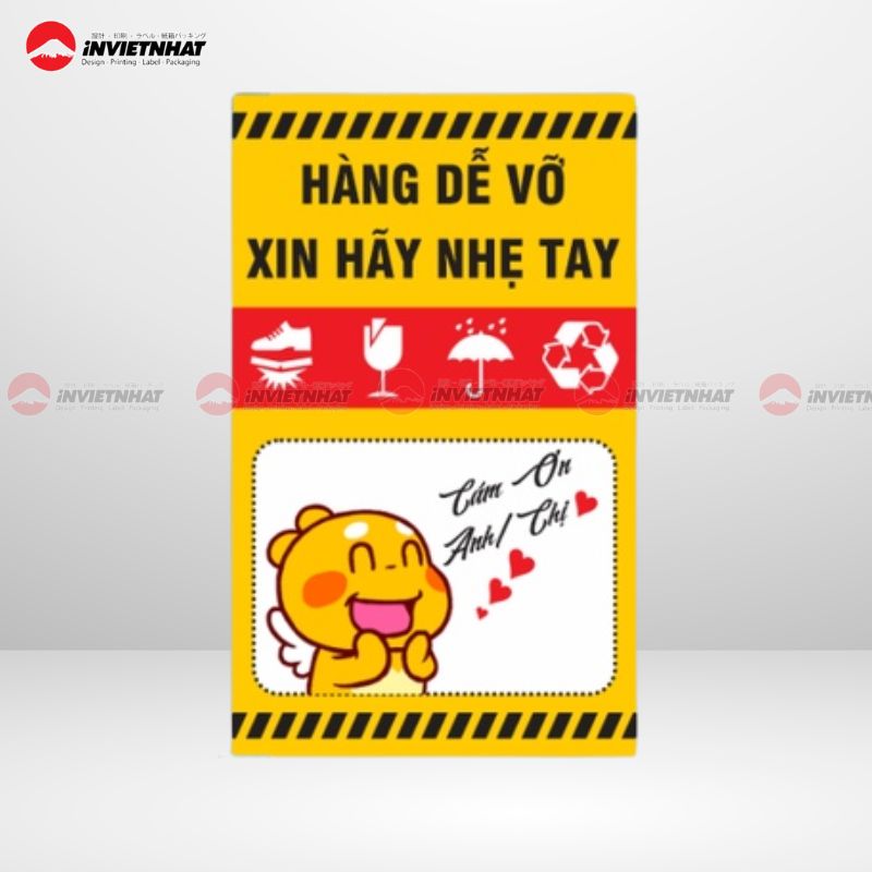 Nhãn tem hàng dễ vỡ Nhãn tem hàng dễ vỡ