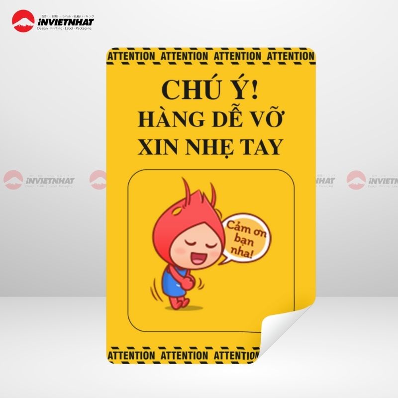 Tem dán hàng dễ vỡ Tem dán hàng dễ vỡ