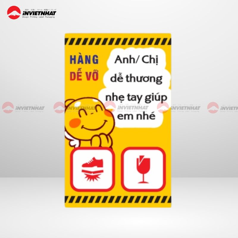 Tem dán sản phẩm dễ vỡ Tem dán sản phẩm dễ vỡ