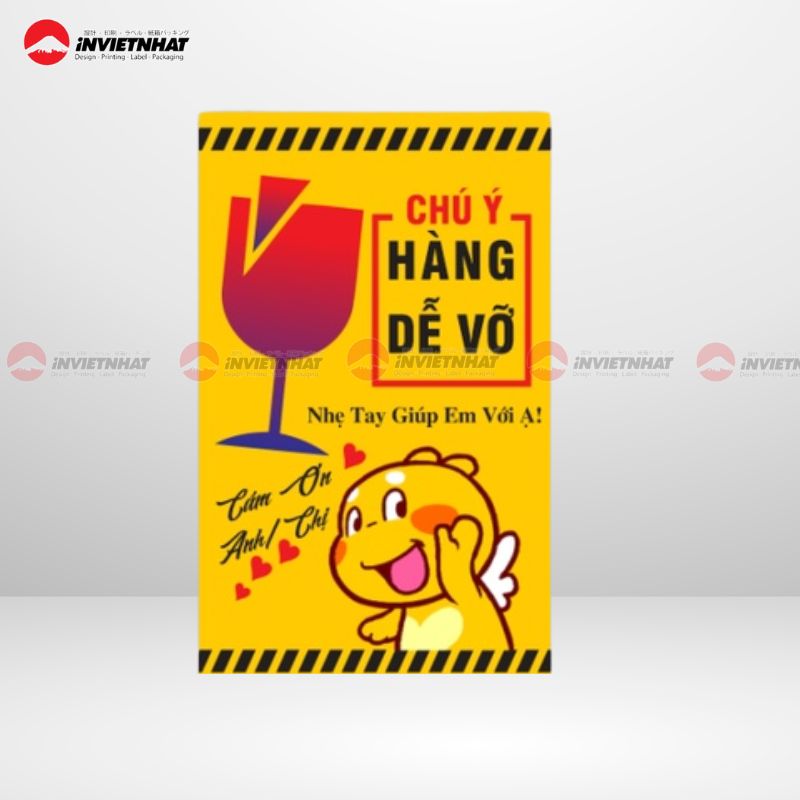 Tem nhãn hàng dễ vỡ Tem nhãn hàng dễ vỡ