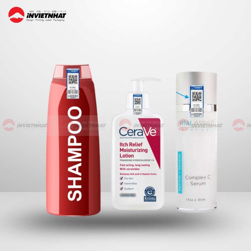 Tem niêm phong nắp chai mỹ phẩm Tem niêm phong nắp chai mỹ phẩm