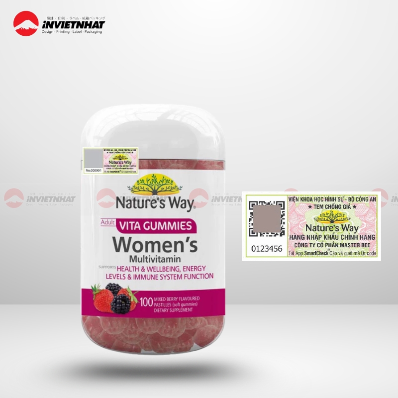 Tem niêm phong thực phẩm chức năng