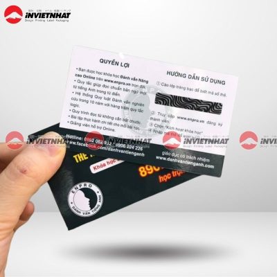 Thẻ cào mã khóa học