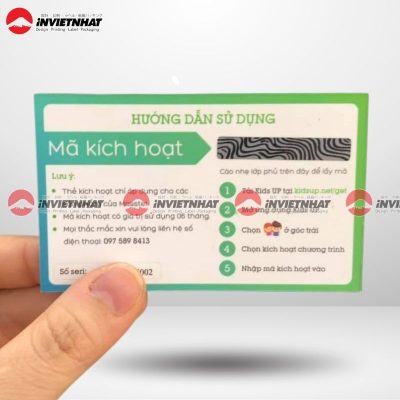 Thẻ cào mã kích hoạt
