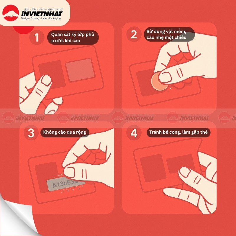 Cách soi thẻ cào ĐÚNG CÁCH, không làm mất mã số 8 Cách soi thẻ cào