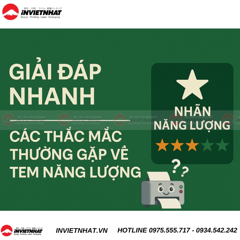 giải đáp thắc mắc về nhãn năng lượng