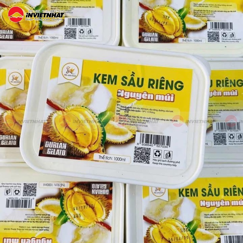 in tem sầu riêng