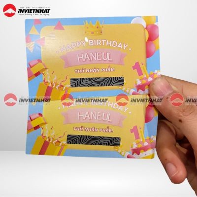 in tem trúng thưởng