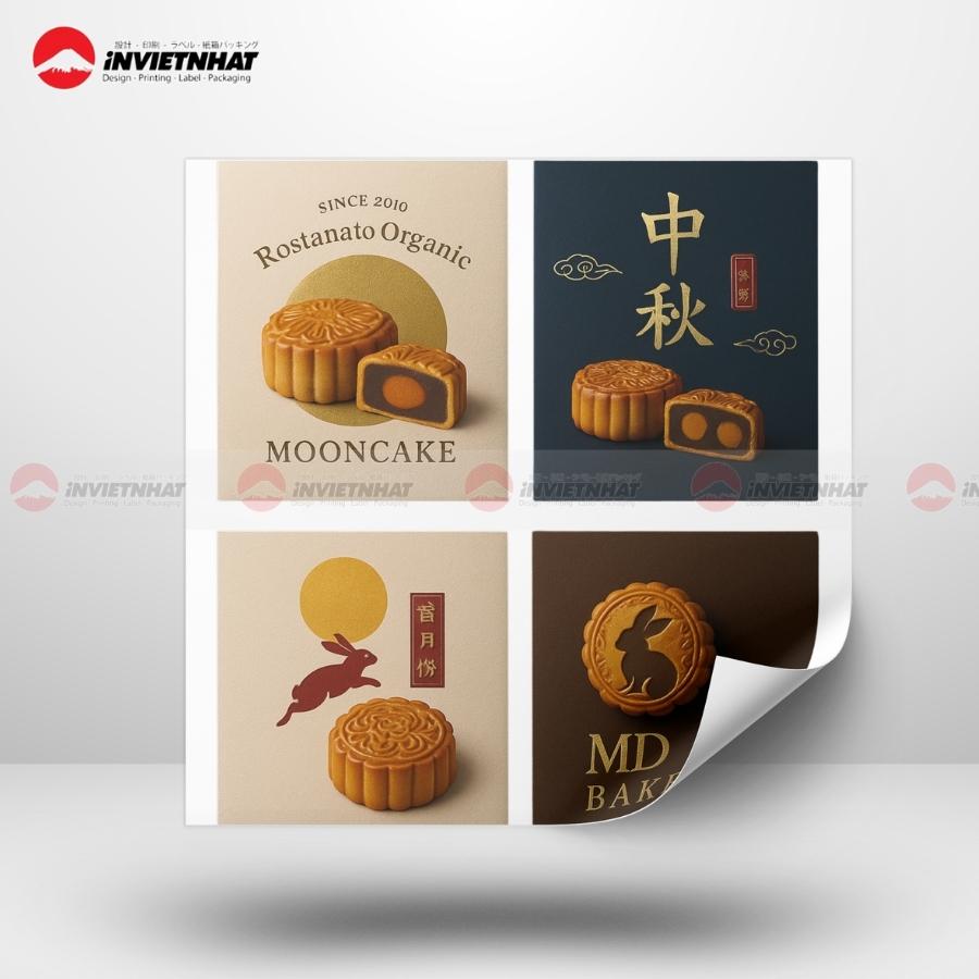 21+ Mẫu in tem bánh trung thu ĐẸP, nâng tầm thương hiệu mùa lễ 46 Mẫu tem bánh trung thu in logo chuyên nghiệp