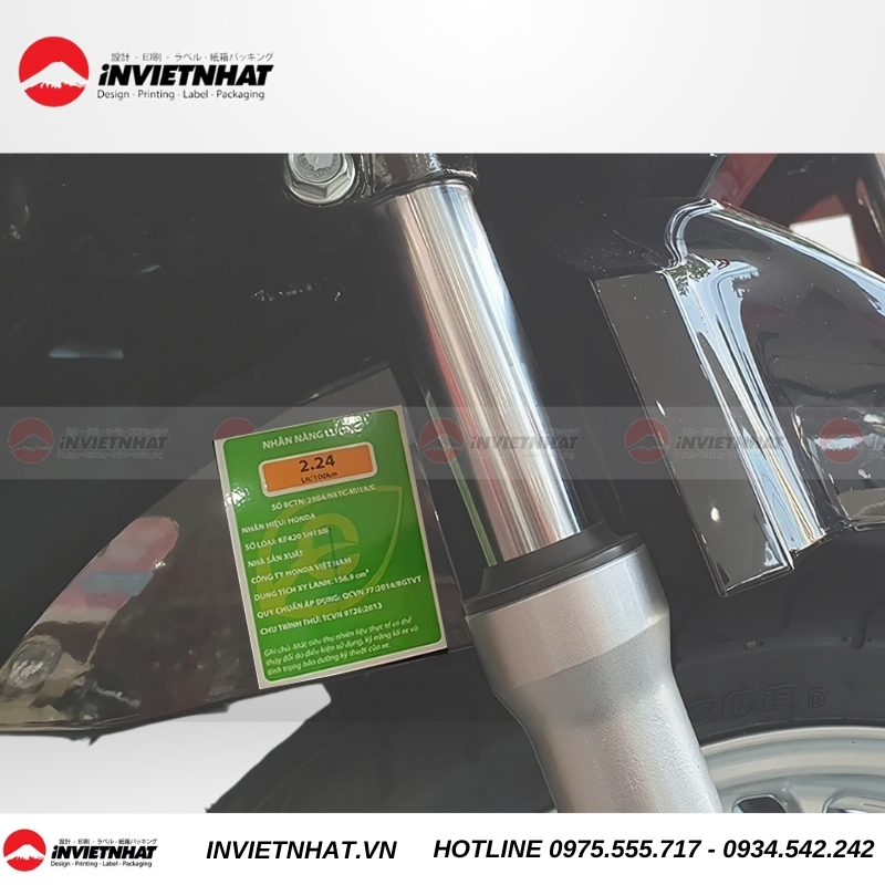 mẫu tem năng lượng xe máy honda