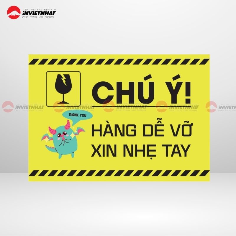 mẫu tem sản phẩm dễ vỡ mẫu tem sản phẩm dễ vỡ