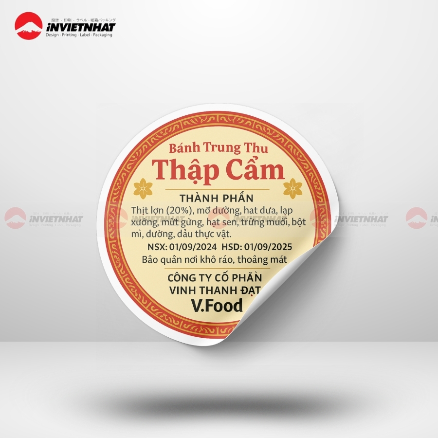 21+ Mẫu in tem bánh trung thu ĐẸP, nâng tầm thương hiệu mùa lễ 42 mẫu tem thành phần bánh trung thu