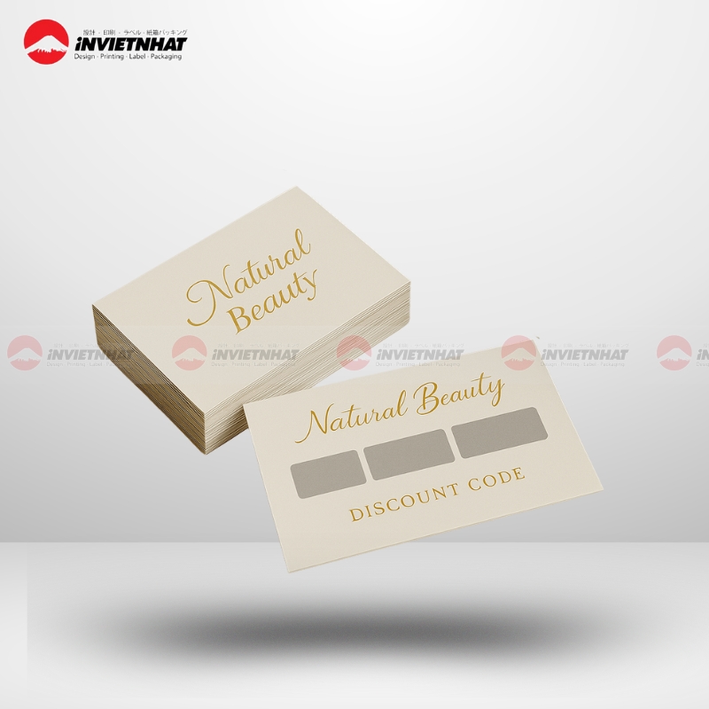 Thẻ cào tích điểm là gì? Các loại thẻ tích điểm HÚT KHÁCH trong kinh doanh 36 Thẻ cào tích điểm dùng trong ngành mỹ phẩm