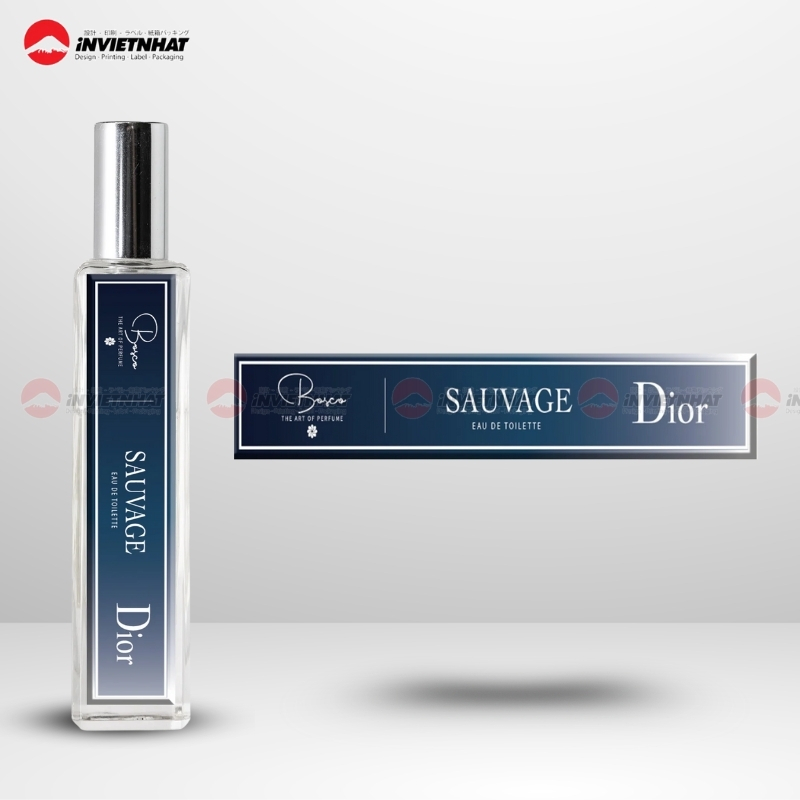 tem dán nước hoa chiết sang trọng 15ml