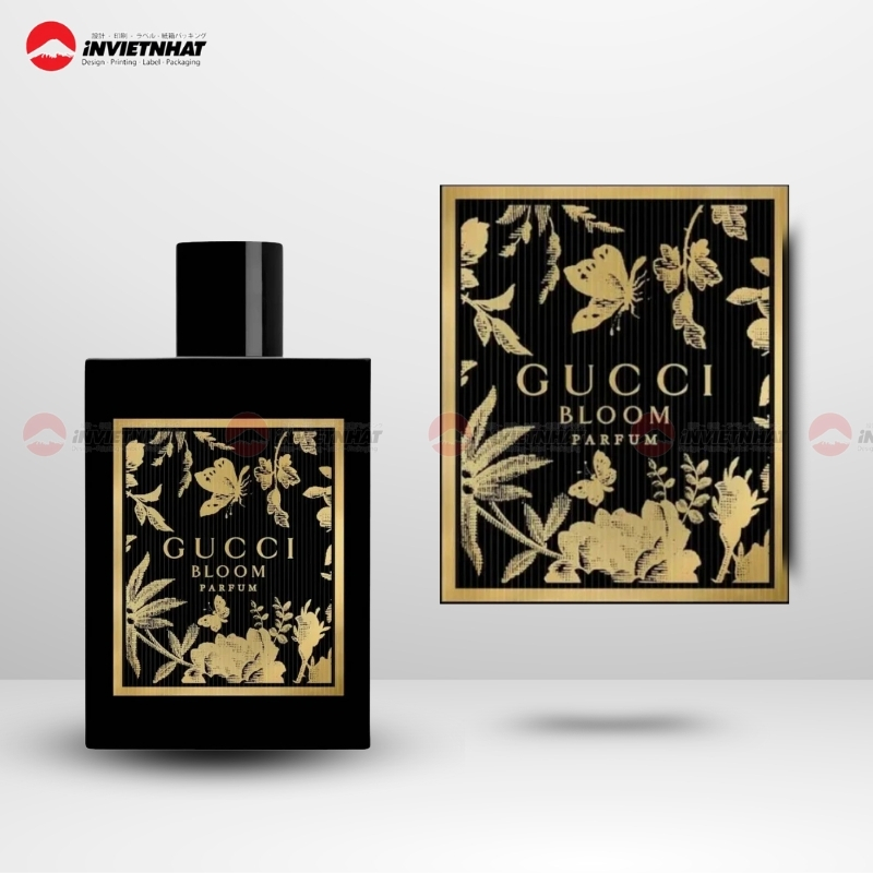 tem dán nước hoa sang trọng
