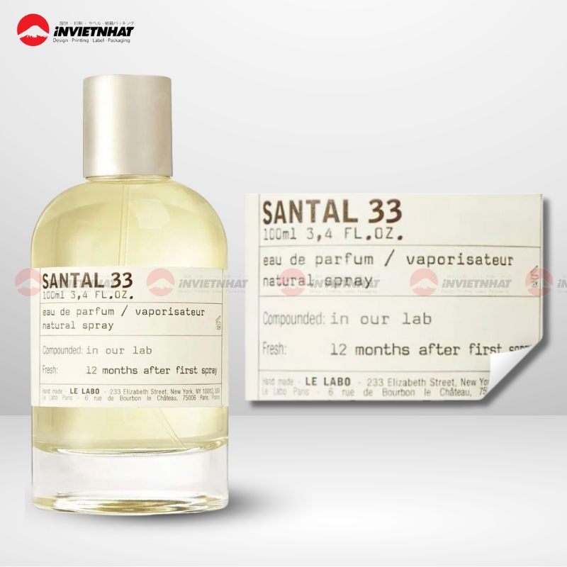 tem dán nước hoa trẻ chung 100ml