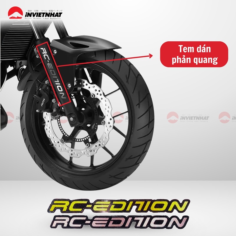 tem dán phuộc trước RC-Edition