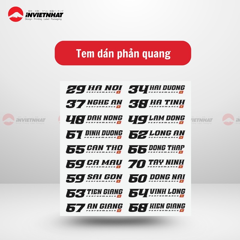 tem dán phuộc trước peformante 63 tỉnh thành
