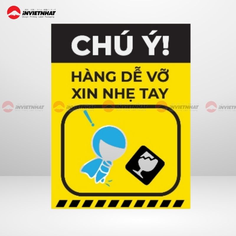 tem hàng dễ vỡ in ấn theo yêu cầu tem hàng dễ vỡ in ấn theo yêu cầu