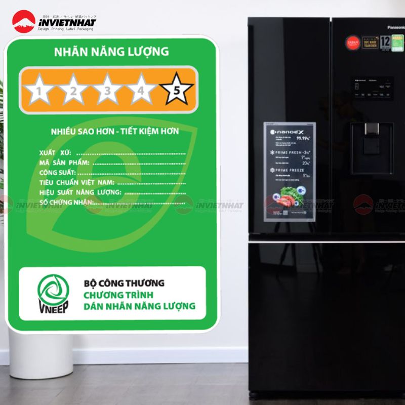 23+ Mẫu tem năng lượng CHUẨN quy định pháp luật 11 tem năng lượng tủ lạnh 1