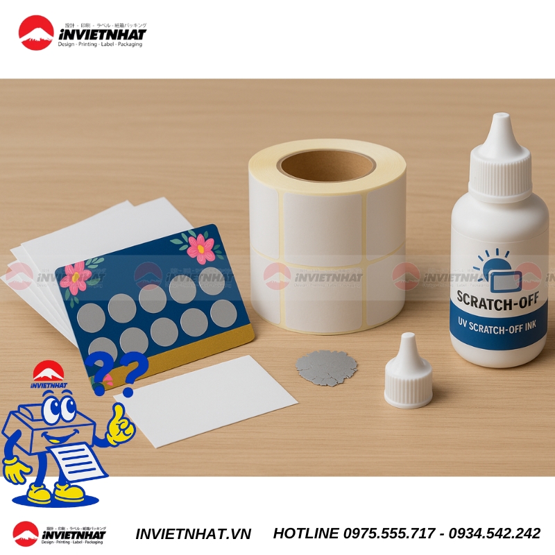 Thẻ cào tích điểm là gì? Các loại thẻ tích điểm HÚT KHÁCH trong kinh doanh 32 Thẻ cào tích điểm in bằng chất liệu và mực gì