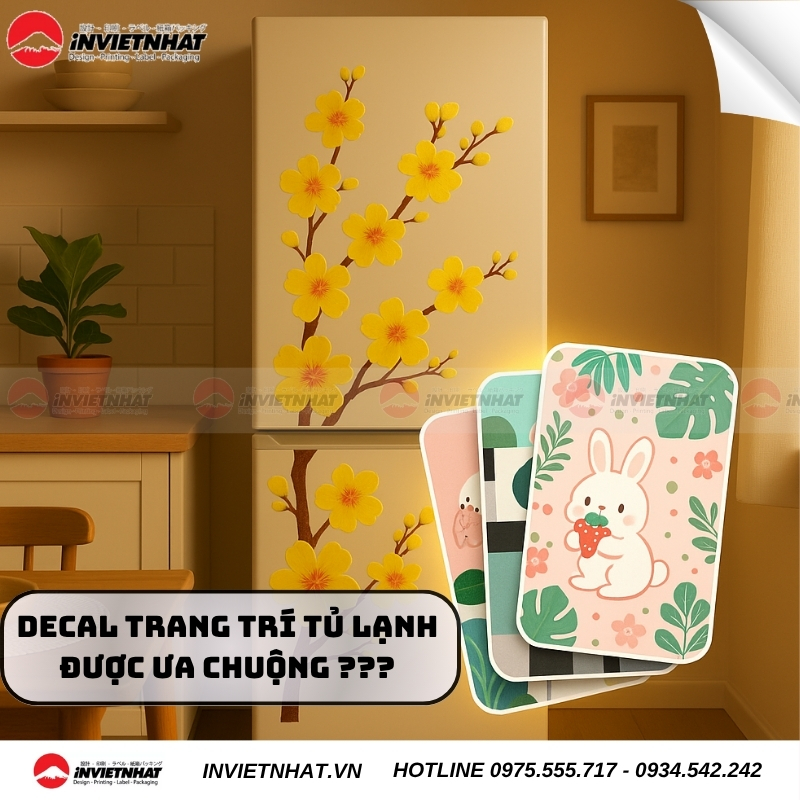19+ Mẫu tem dán tủ lạnh ĐẸP phù hợp mọi không gian 7 Vì sao decal trang trí tủ lạnh được ưa chuộng