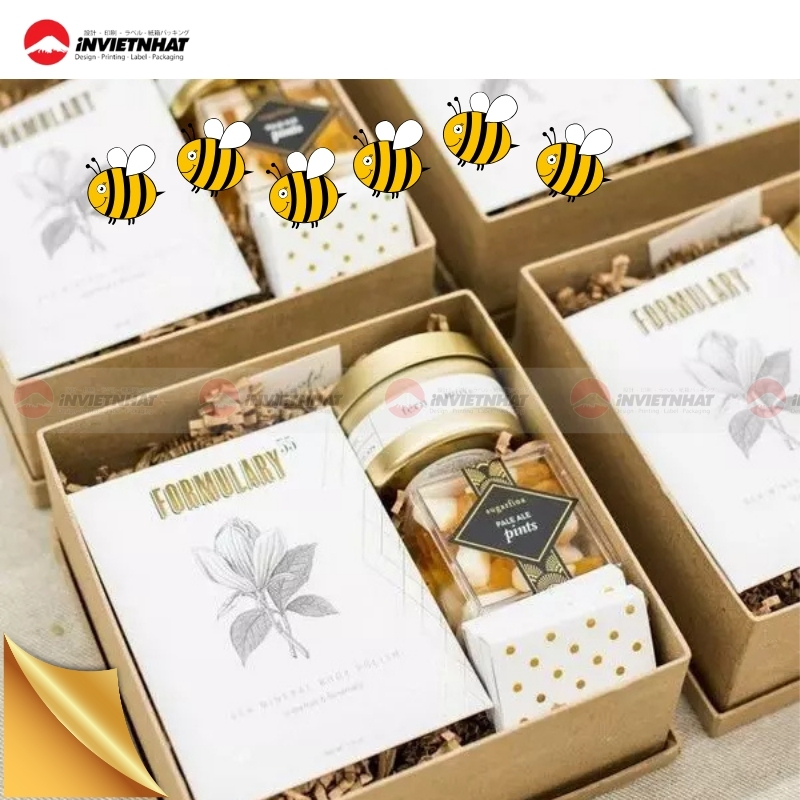 Hop giay cung dung mat ong