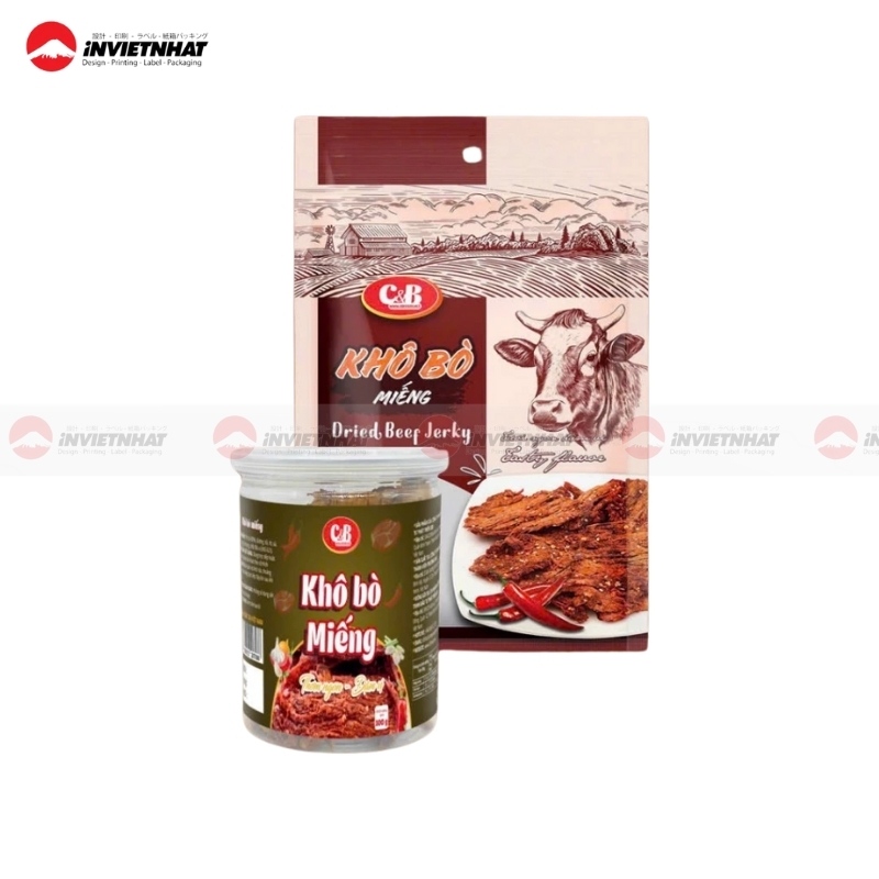 Hộp giấy đựng khô bò