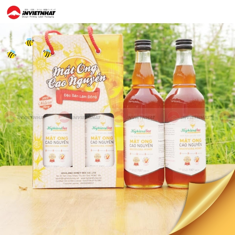 Hop giay thiet ke rieng mat ong