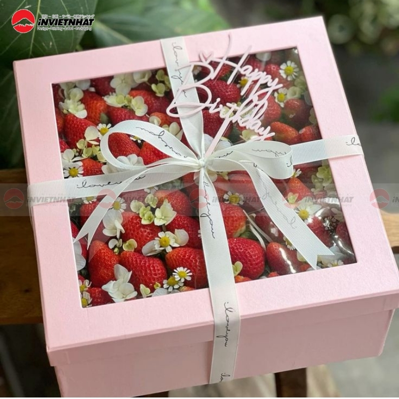 Hộp quà tặng dâu tây