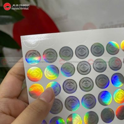 Mau tem hologram duong kinh 1.5cm