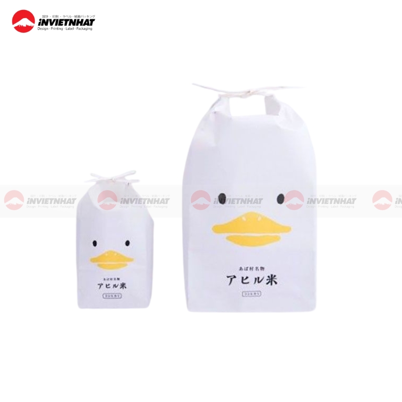 Mẫu túi giấy đựng gạo đẹp