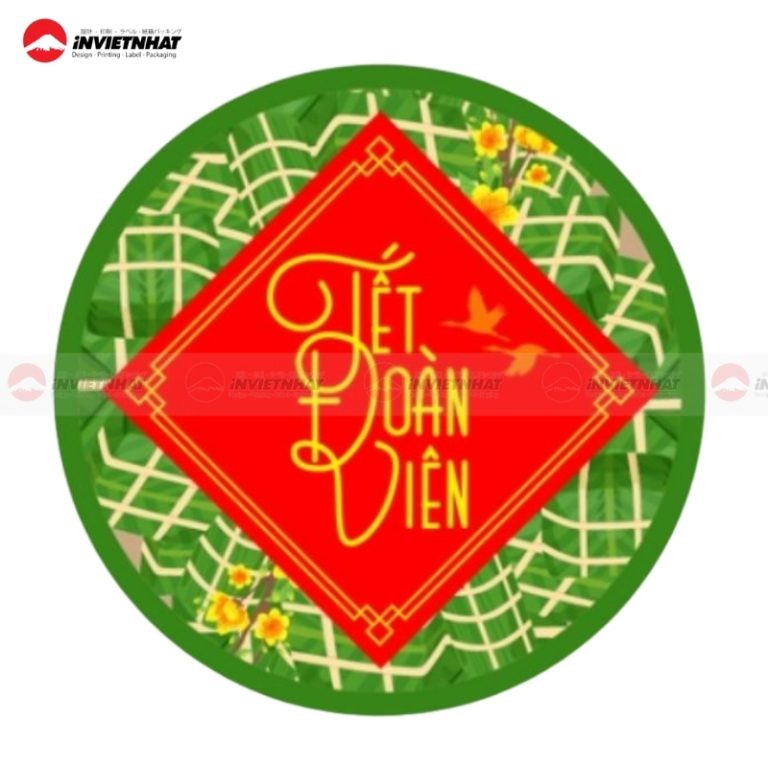 23+ Mẫu tem bánh chưng ĐẸP, giá rẻ, mang lại may mắn ngày Tết