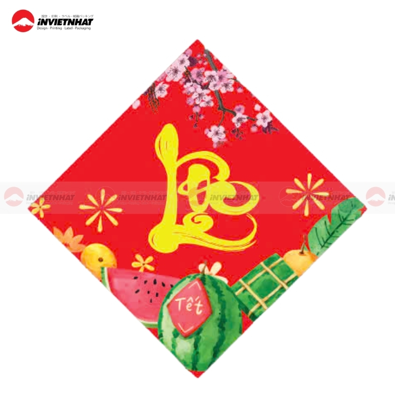 Tem dán bánh chưng Lộc