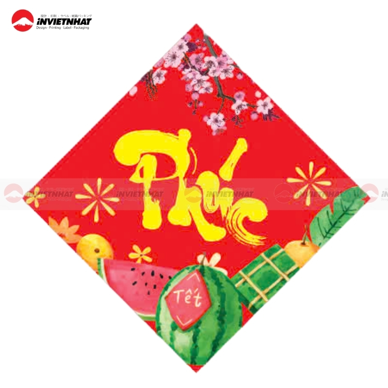 Tem dán bánh chưng Phúc