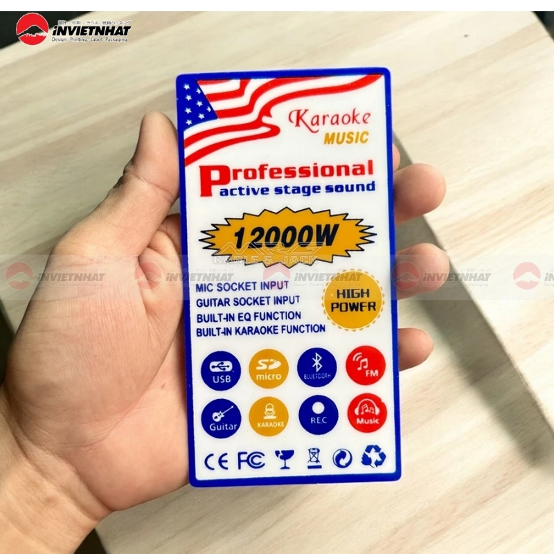 Tem dan loa karaoke 2