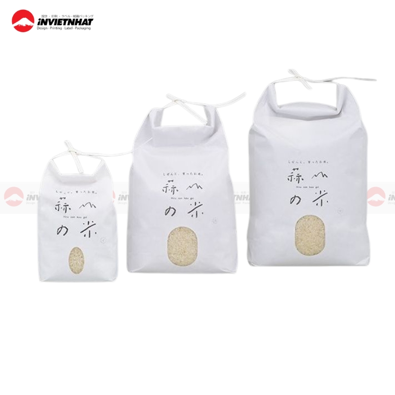 Thiết kế túi giấy đựng gạo