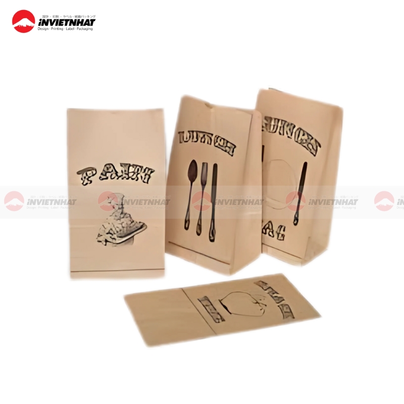 Túi giấy bao bì bánh bao