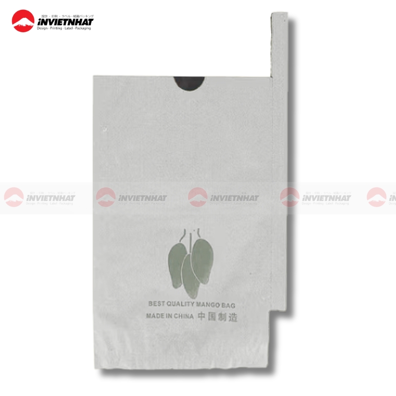 Tui giay bao xoai kraft trang