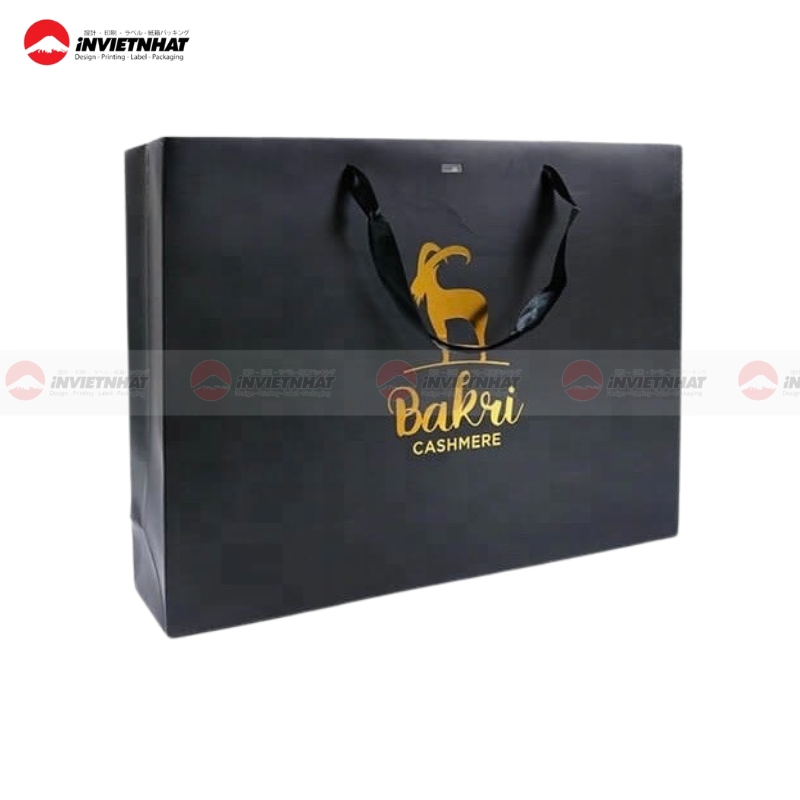 25+ Mẫu túi giấy đen tinh tế, THANH LỊCH & thể hiện đẳng cấp 26 Túi giấy đen bền chắc