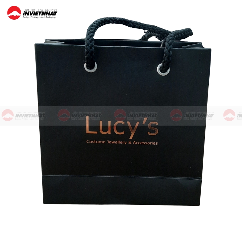 Túi giấy đen độc đáo