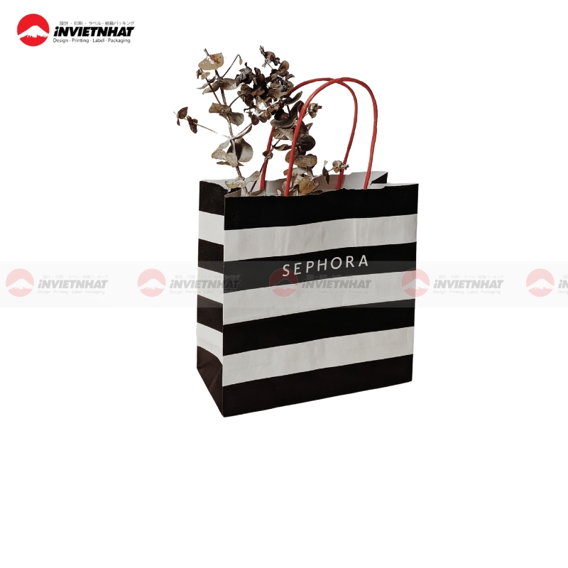 Túi giấy đen đựng quà