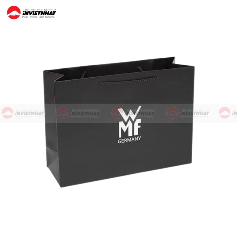 Túi giấy đen lịch lãm