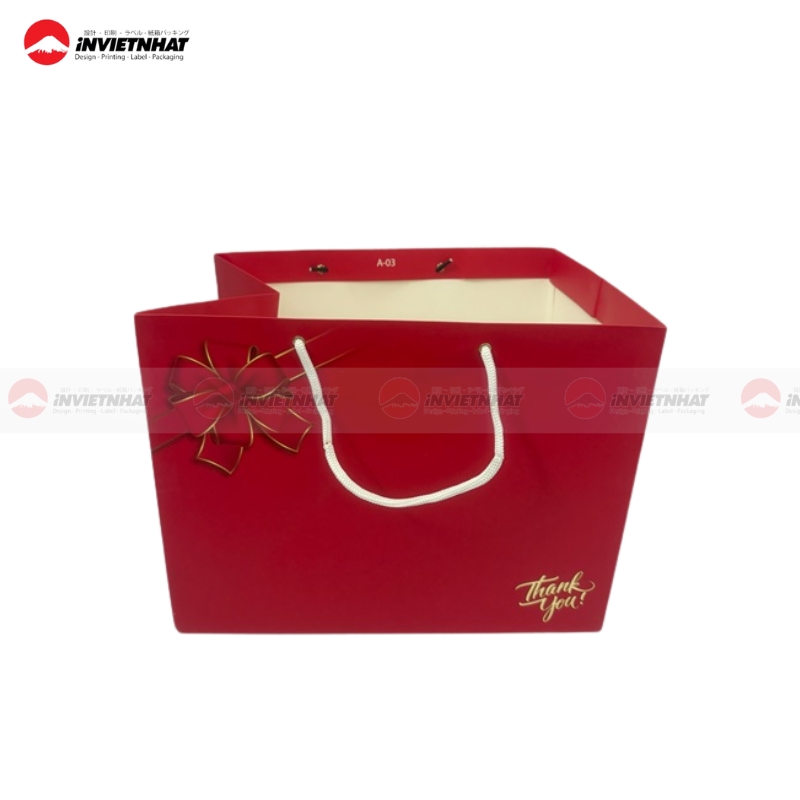 Túi giấy đỏ đa năng