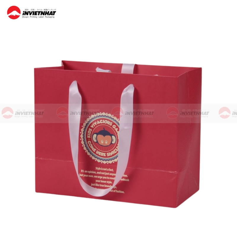 Túi giấy đỏ giá sỉ