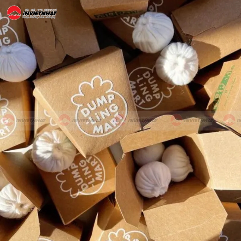 Túi giấy đựng bánh bao an toàn thực phẩm