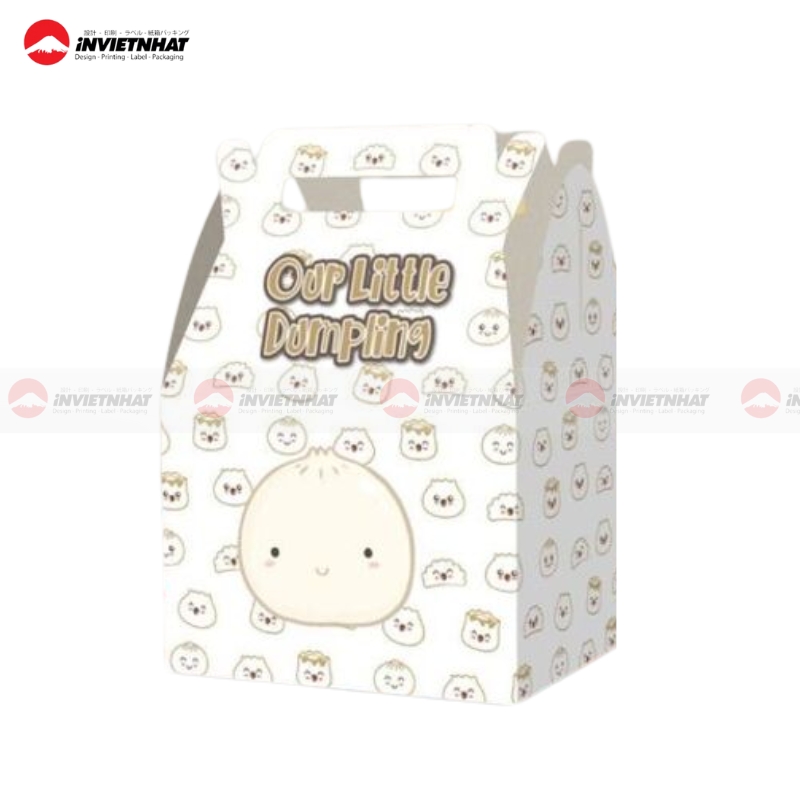 Túi giấy đựng bánh bao có quai