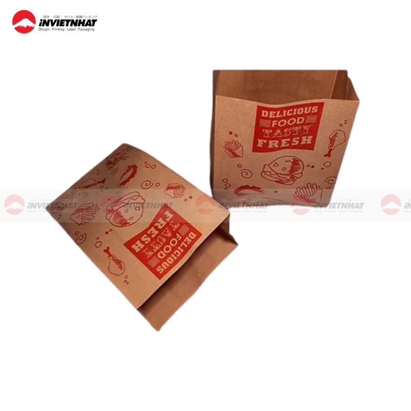 Túi giấy đựng bánh bao dùng một lần