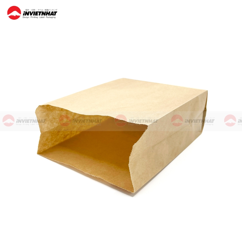 Túi giấy đựng bánh bao nâu